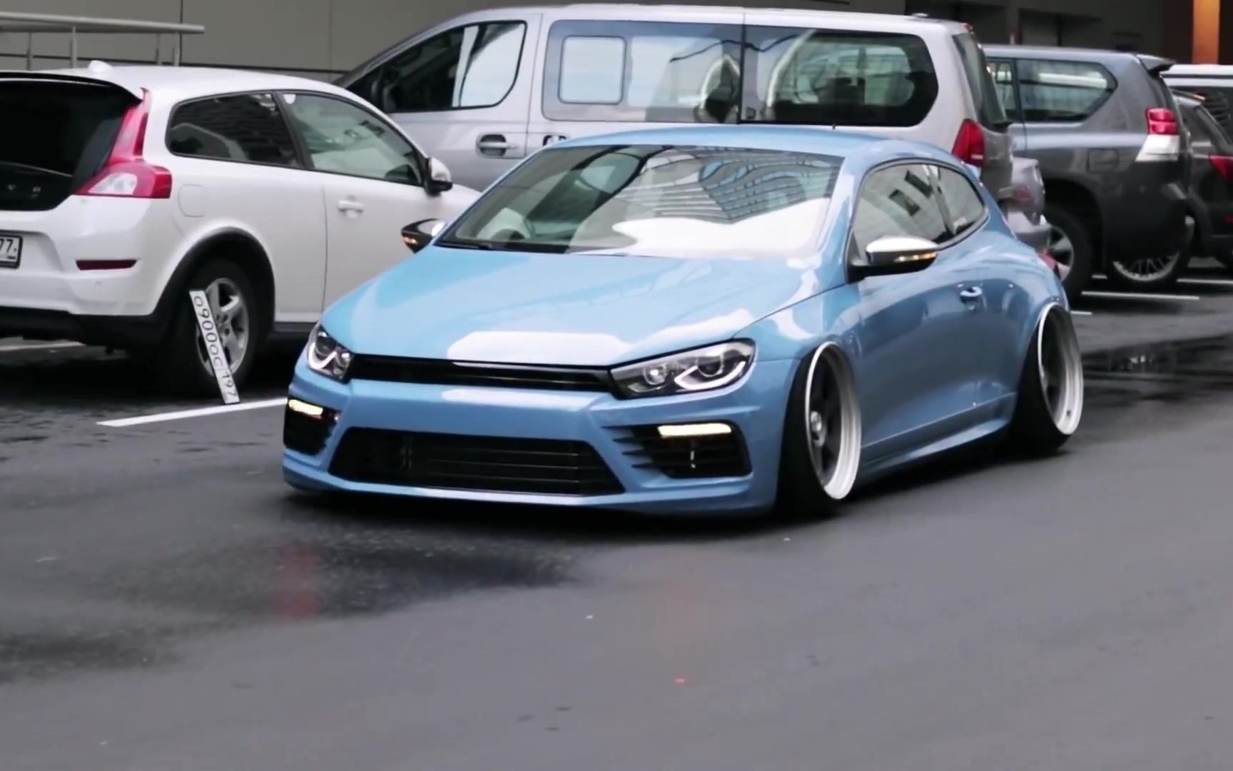 # 大众 尚酷 【Volkswagen Scirocco】 低趴轮毂齐边盆栽组哔哩哔哩bilibili