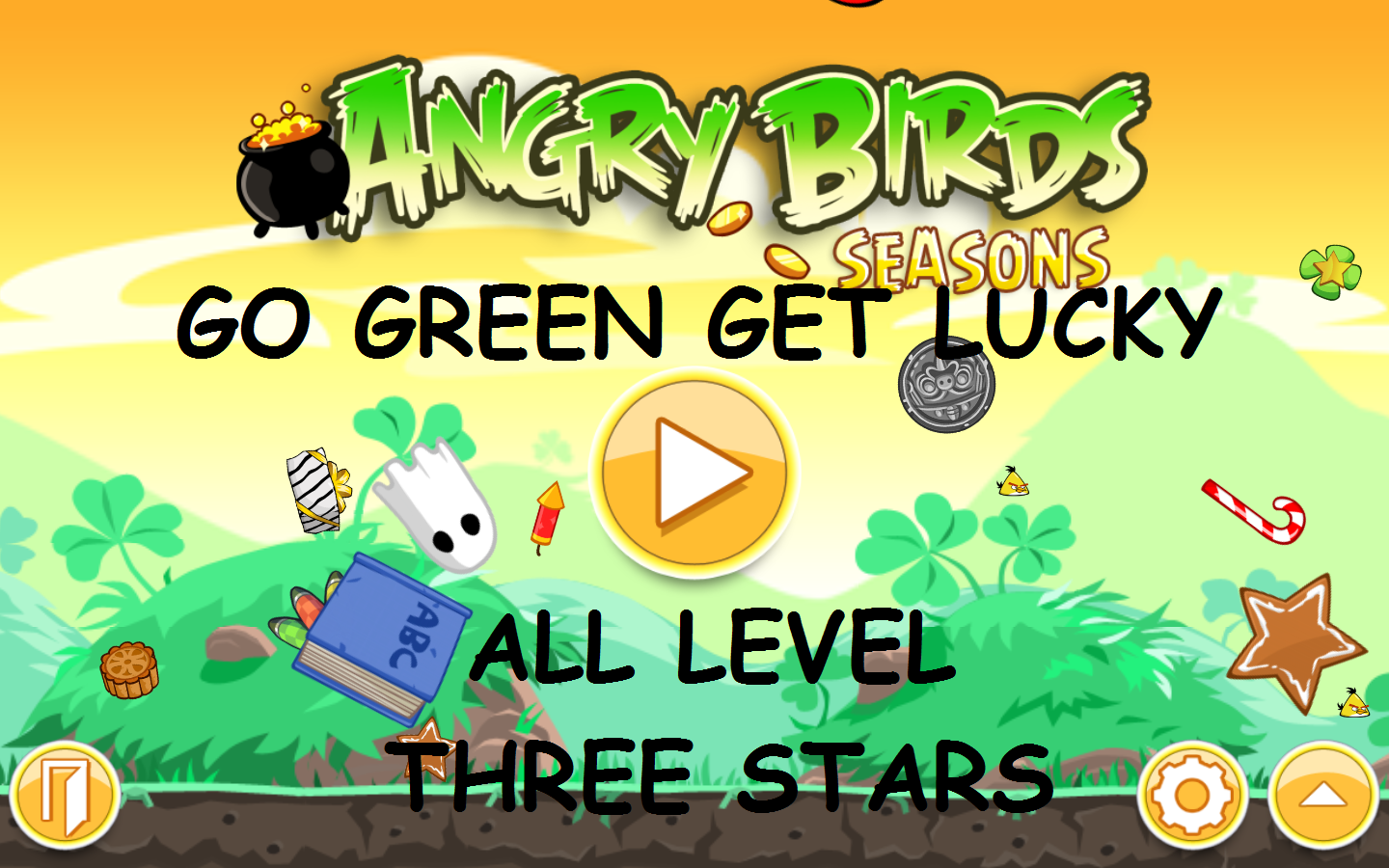 [图]【愤怒的小鸟季节版（GO GREEN GET LUCKY）】三星重置版 ANGRY BIRDS SEASONS ALL LEVEL THREE STARS