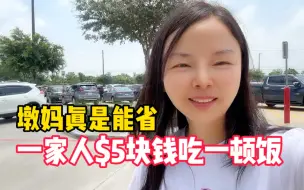 Télécharger la video: 墩妈真能省，5美元就解决了一家人的午餐，但代价就是买了人家一大车的东西，商家的套路啊