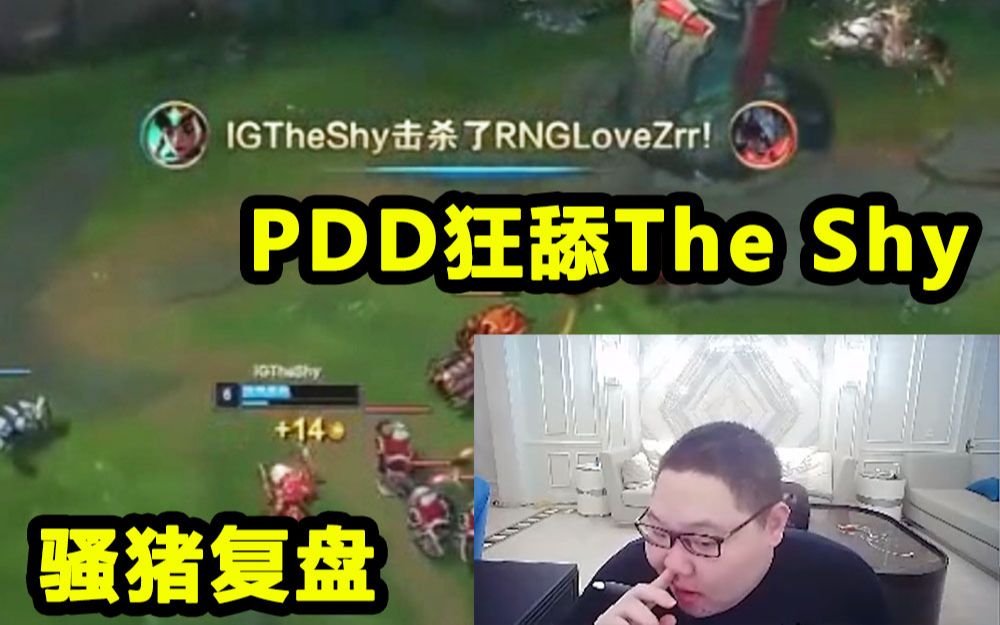 骚猪PDD复盘IG vs RNG,化身Shy吹,全程舔狗,PDD:我Shy哥就是强!哔哩哔哩bilibili