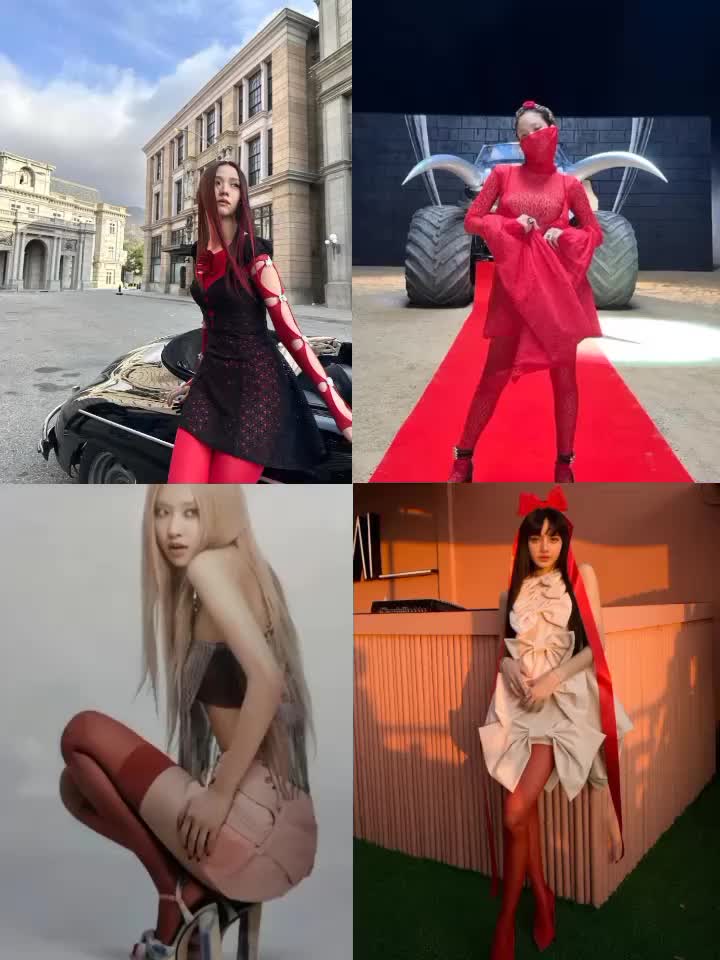 金智秀solo #blackpink 这是什么红色丝袜定律