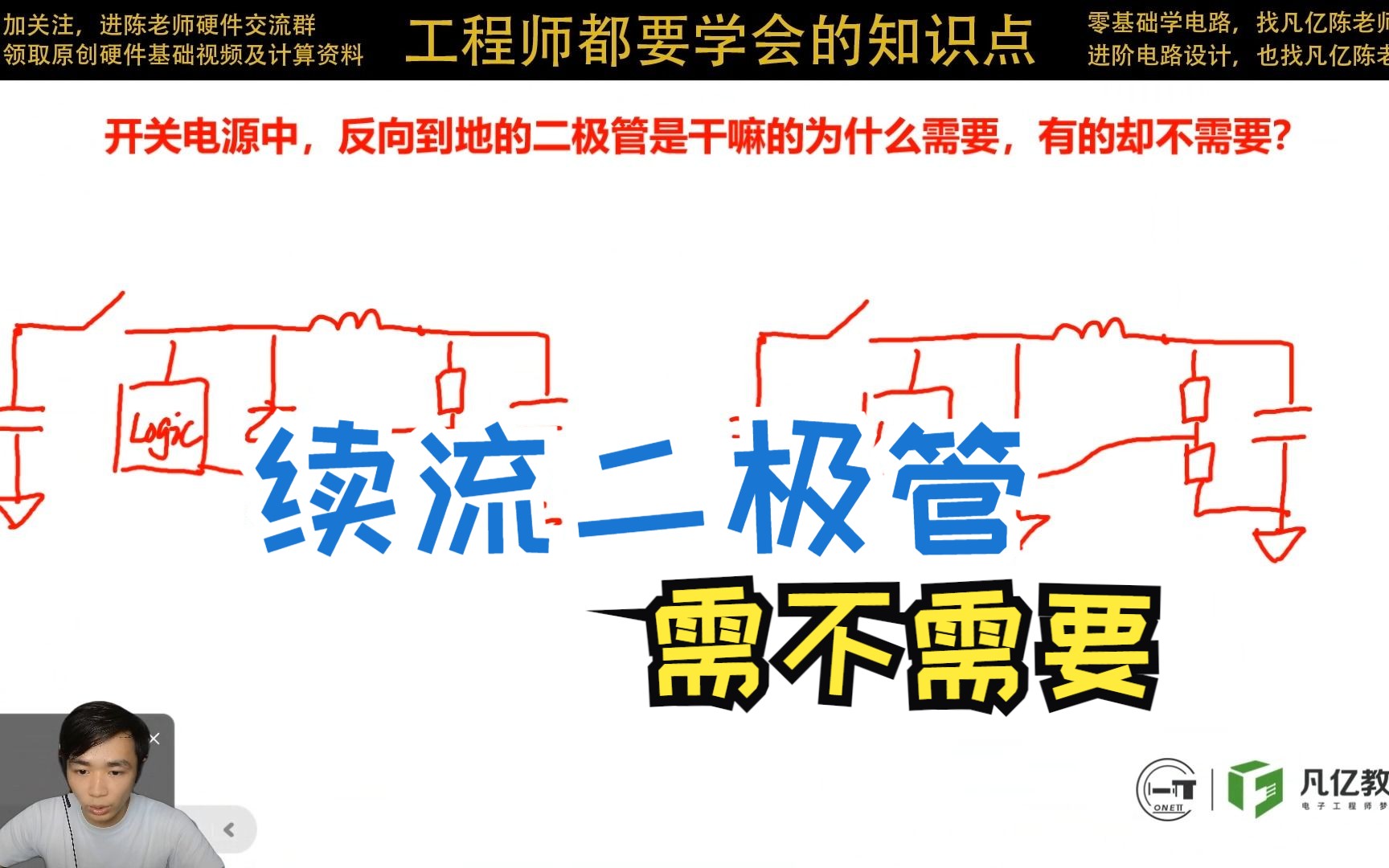 硬件同步整流控制芯片为什么不需要外加续流二极管课程问答教程哔哩哔哩bilibili