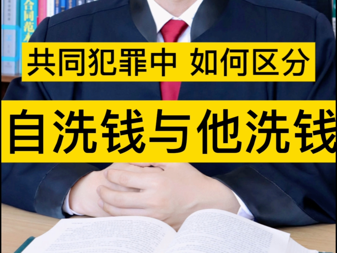 共同犯罪如何区分自洗钱与他洗钱哔哩哔哩bilibili