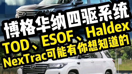 博格华纳四驱系统Nextrac、Haldex适时四驱(1/3)suv、轿车哔哩哔哩bilibili