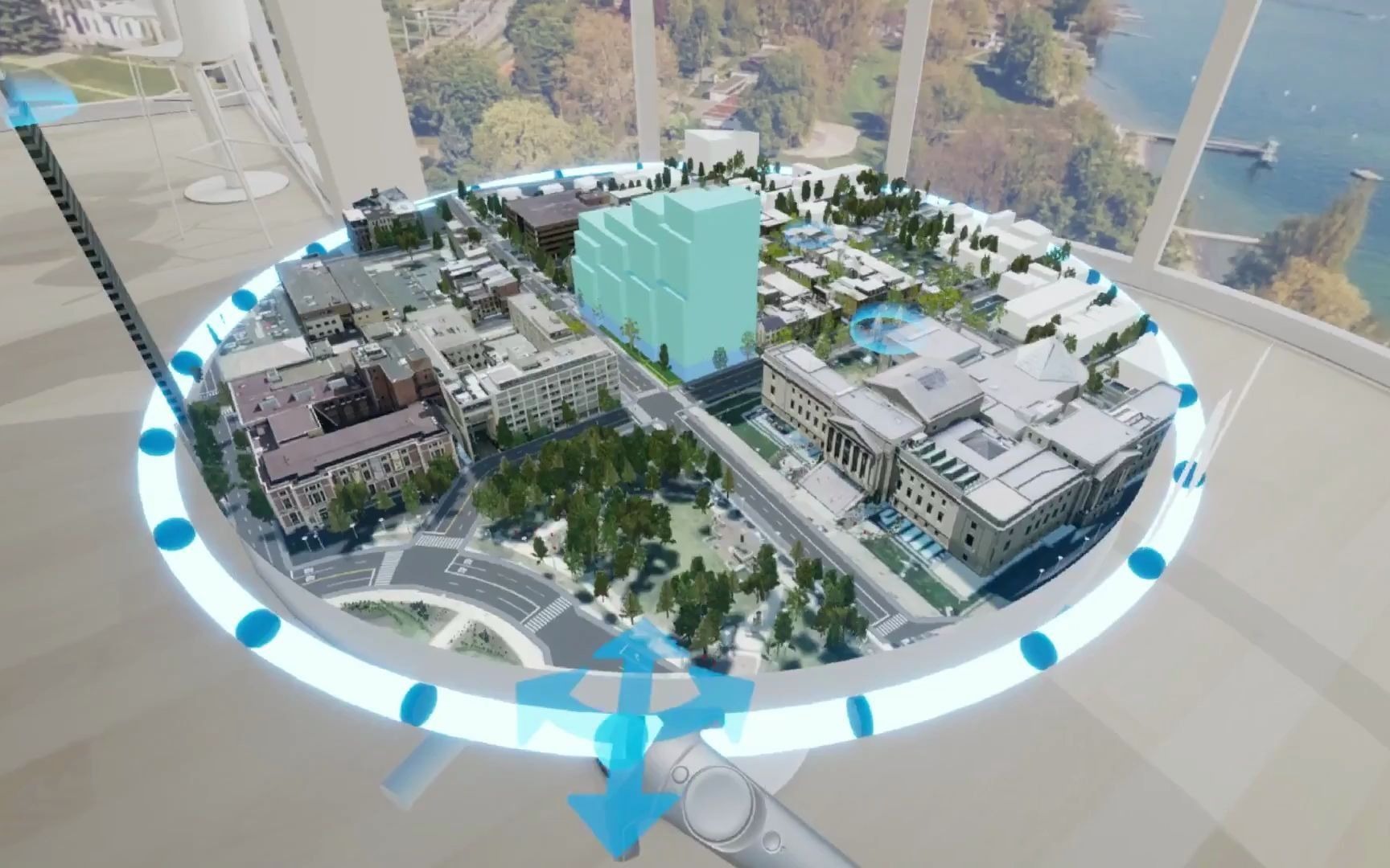 智慧城市vr 电子沙盘 ue4 虚幻引擎cityengine vr unreal engine