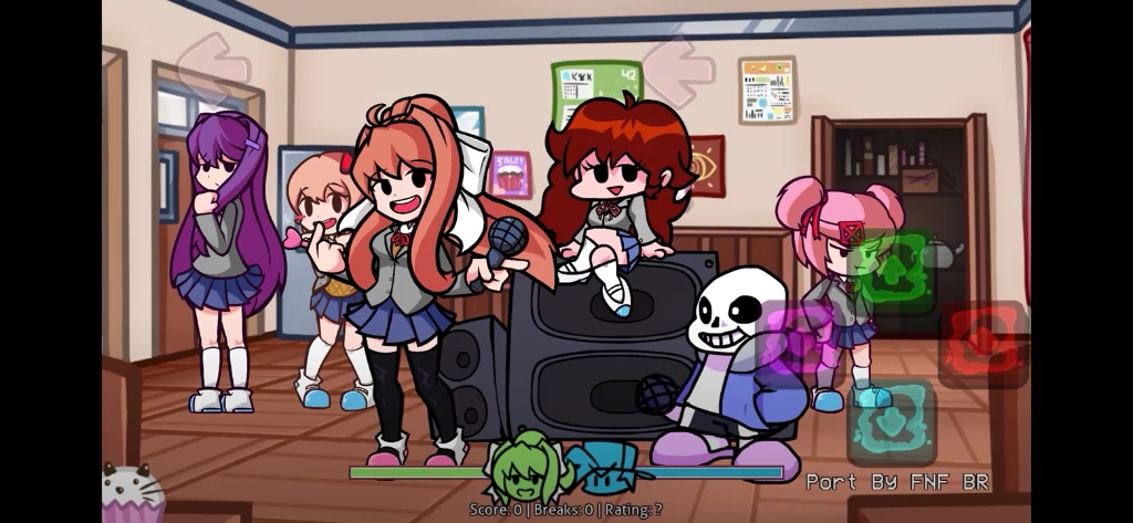 sans居然穿越进了ddto,还和莫妮卡唱起了