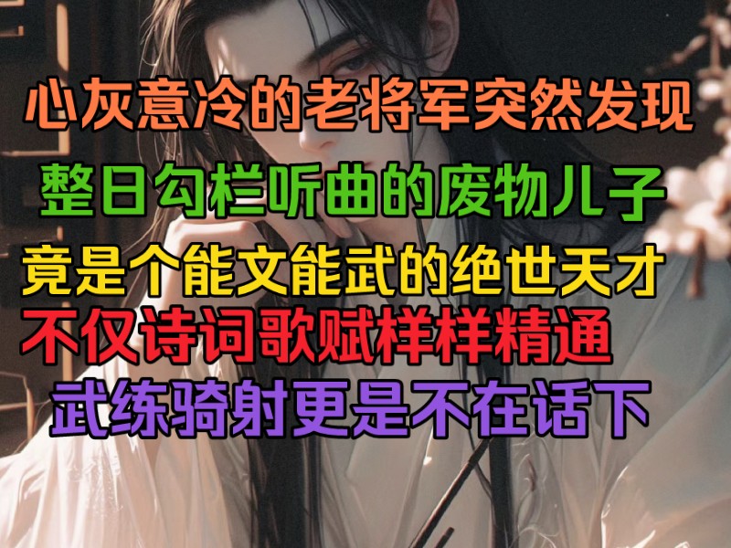 心灰意冷的老将军突然发现,整日勾栏听曲的废物儿子,竟是个能文能武的绝世天才.不仅诗词歌赋样样精通,武练骑射更是不在话下.哔哩哔哩bilibili