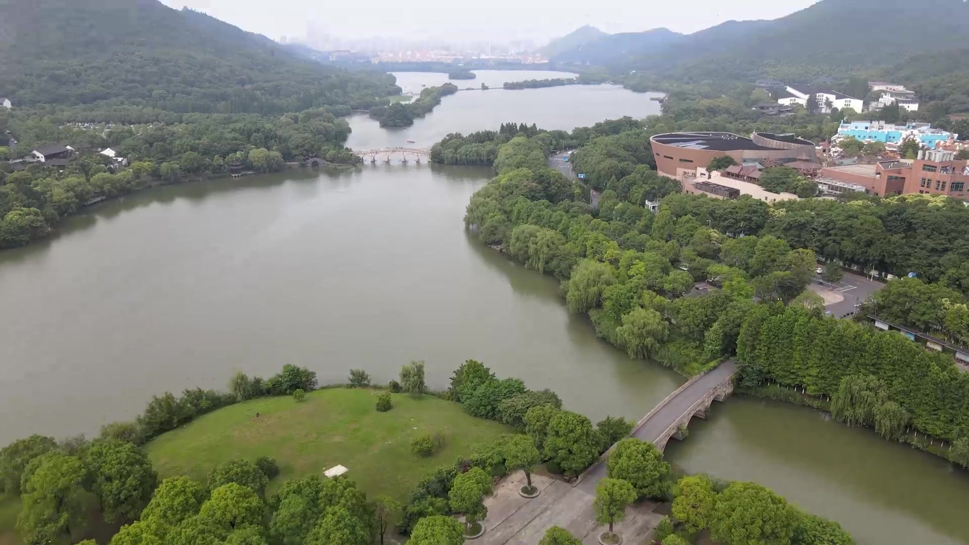 mavicair2航拍湘湖