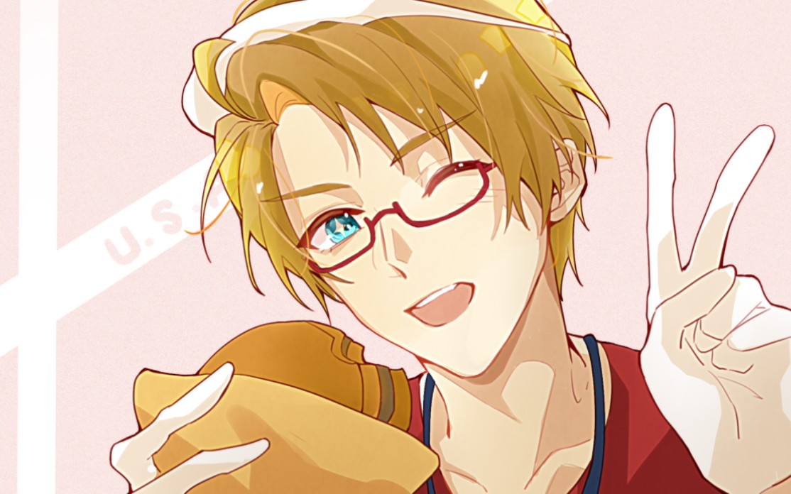 【aph】阿尔的5秒wink