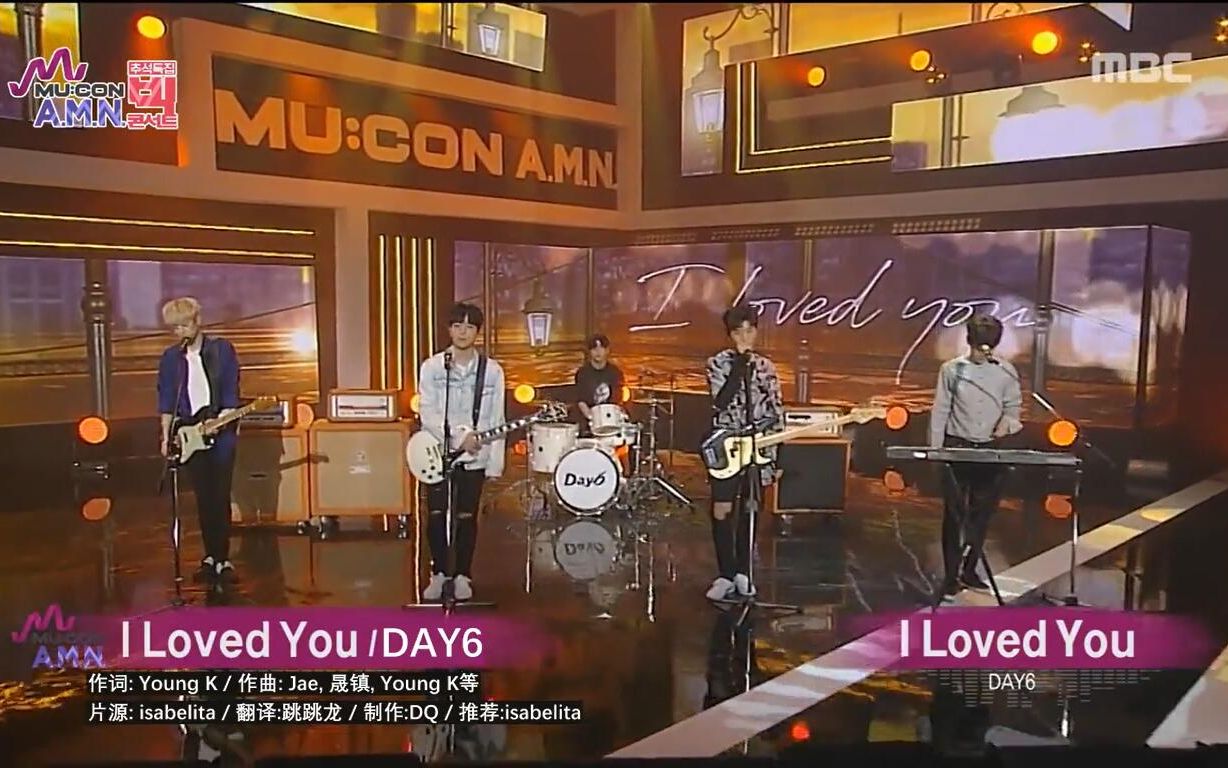 [图]DAY6 /I Loved You/ 现场版 中文字幕 [小霸霸种草TV]@神迹出品