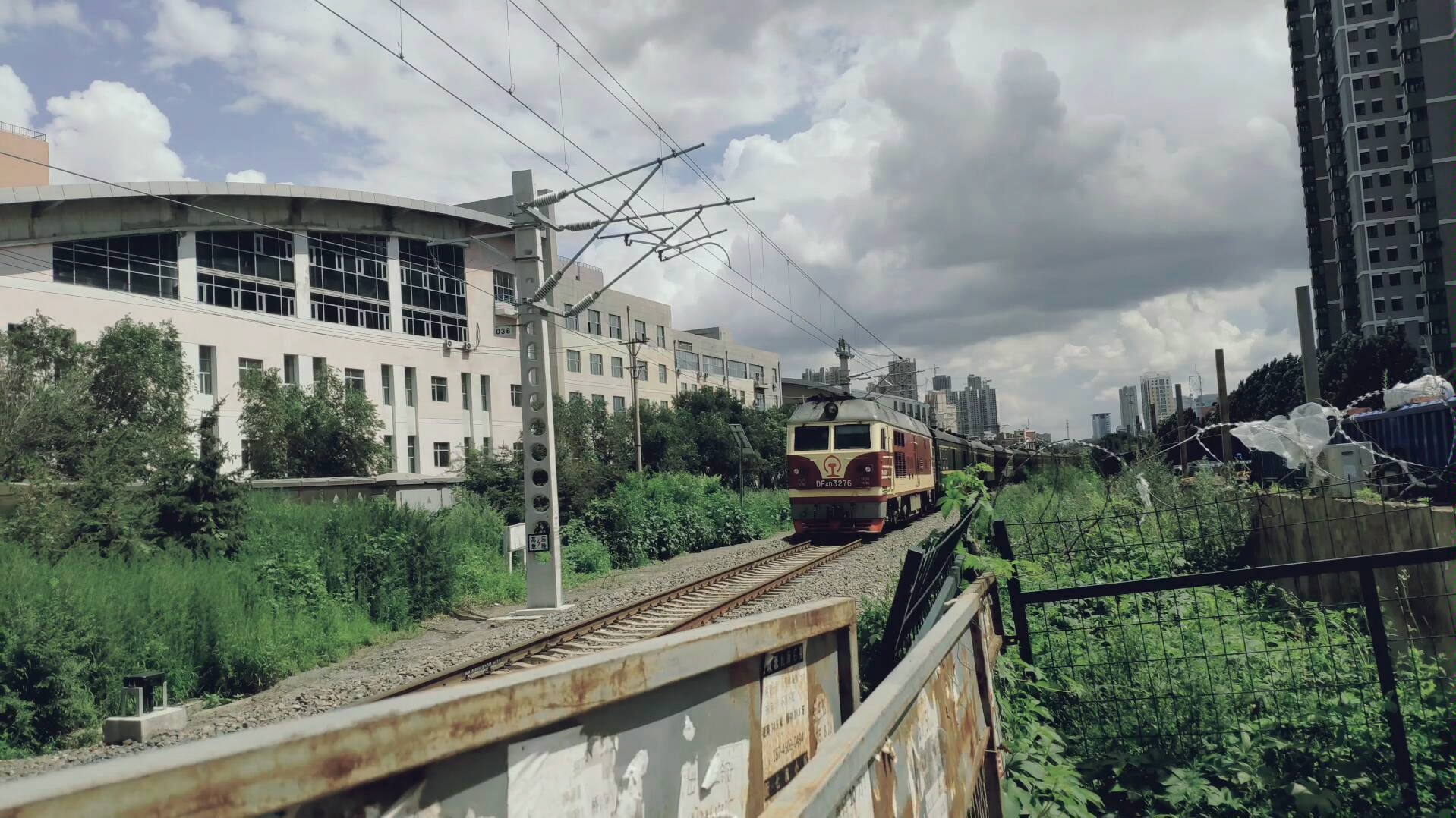 【4k30p】【拉滨线】王兆段df4d牵引 k7090/7214次五常方向通过原工建