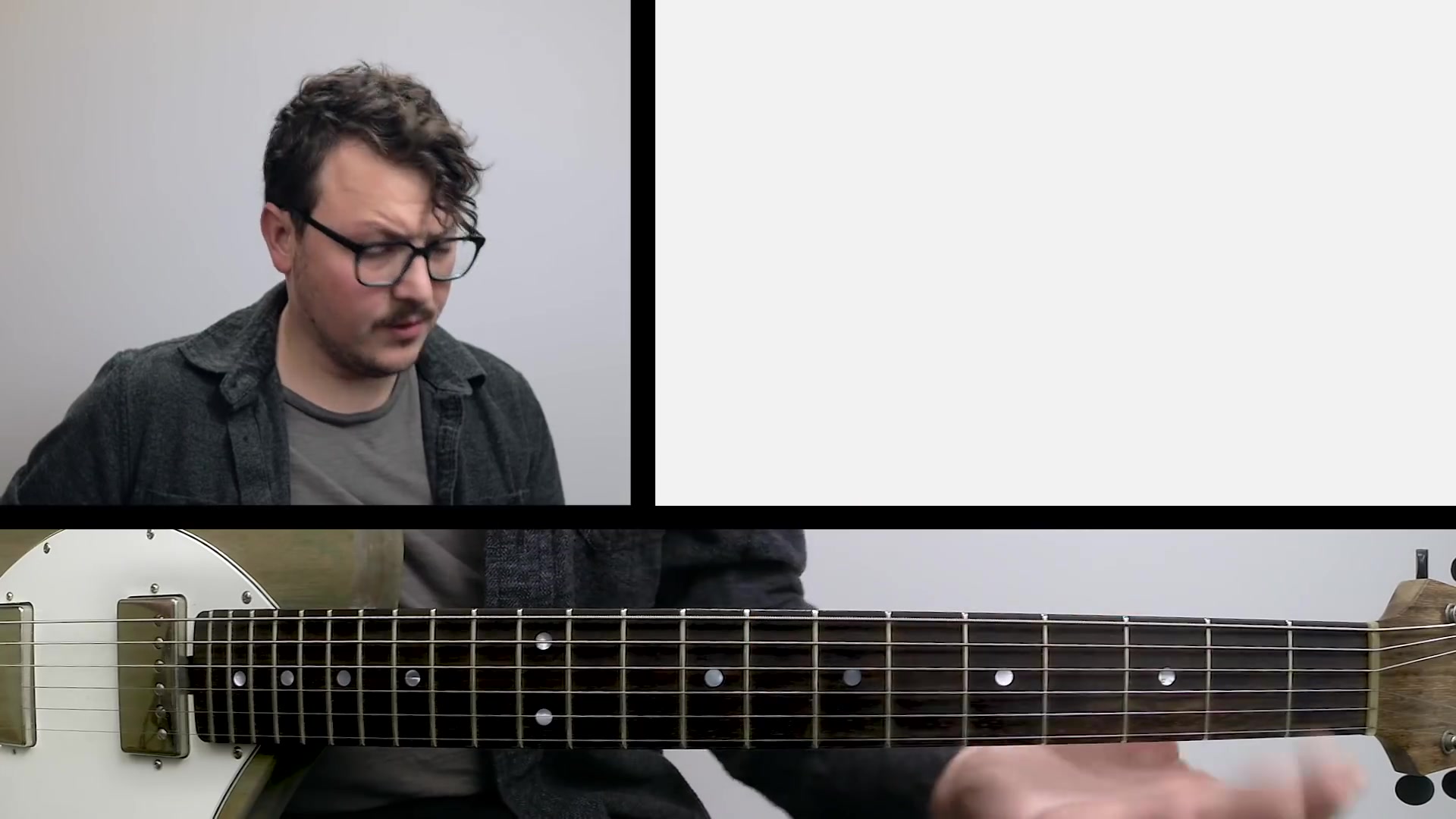 minor pentatonic scales in the caged system