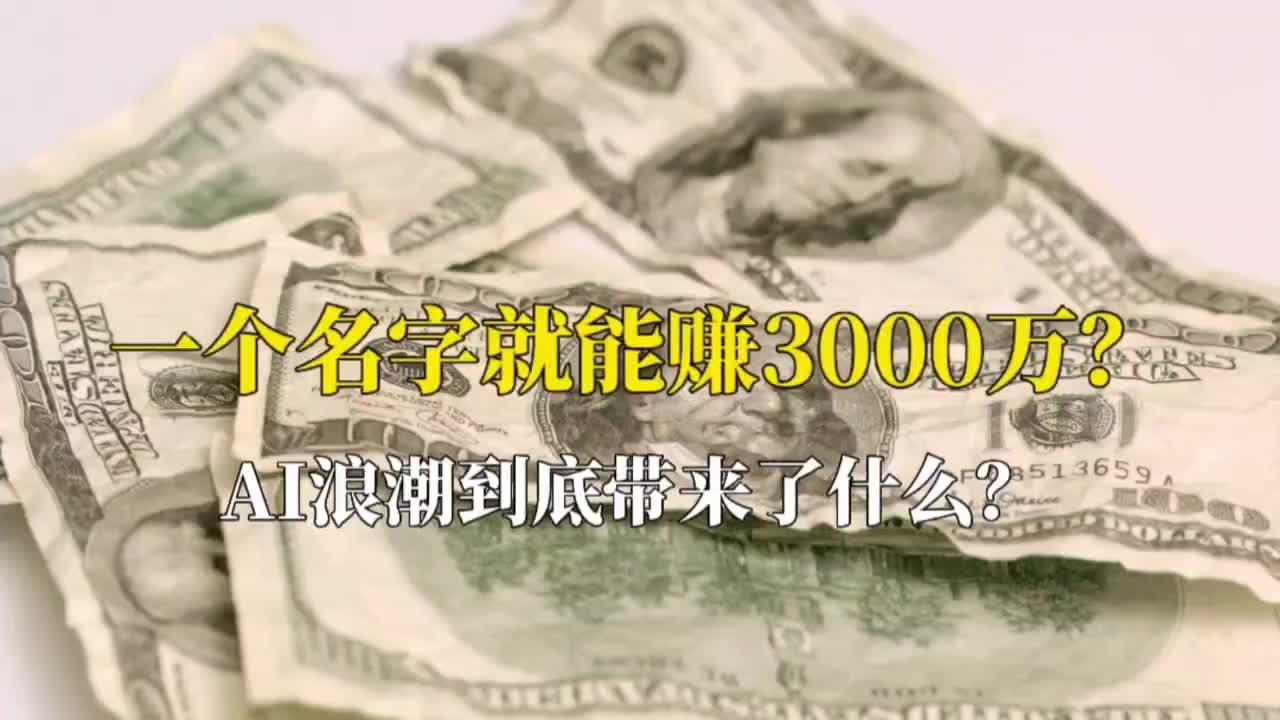 一个名字就能赚3000万?AI热潮到底带来了什么?#安圭拉#ai域名#人工智能#chatgpt哔哩哔哩bilibili