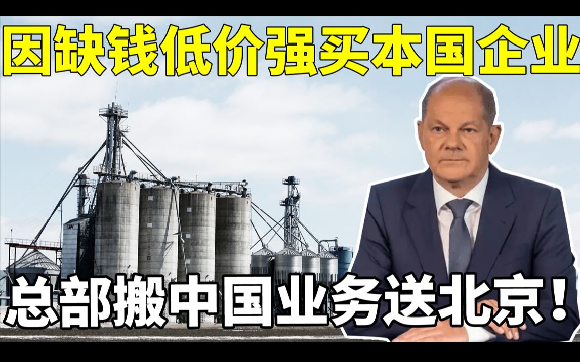 因缺钱低价强买本国企业遭报应!德国政府遭3大天然气公司反击:总部搬中国!3200亿业务送北京!商务部火速回应!朔尔茨彻底急了!哔哩哔哩bilibili