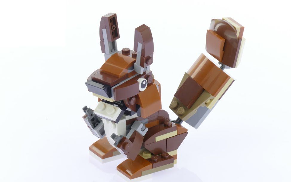 乐高lego 31044 创意百变3合1 公园动物松鼠 2016速拼评测_哔哩哔哩