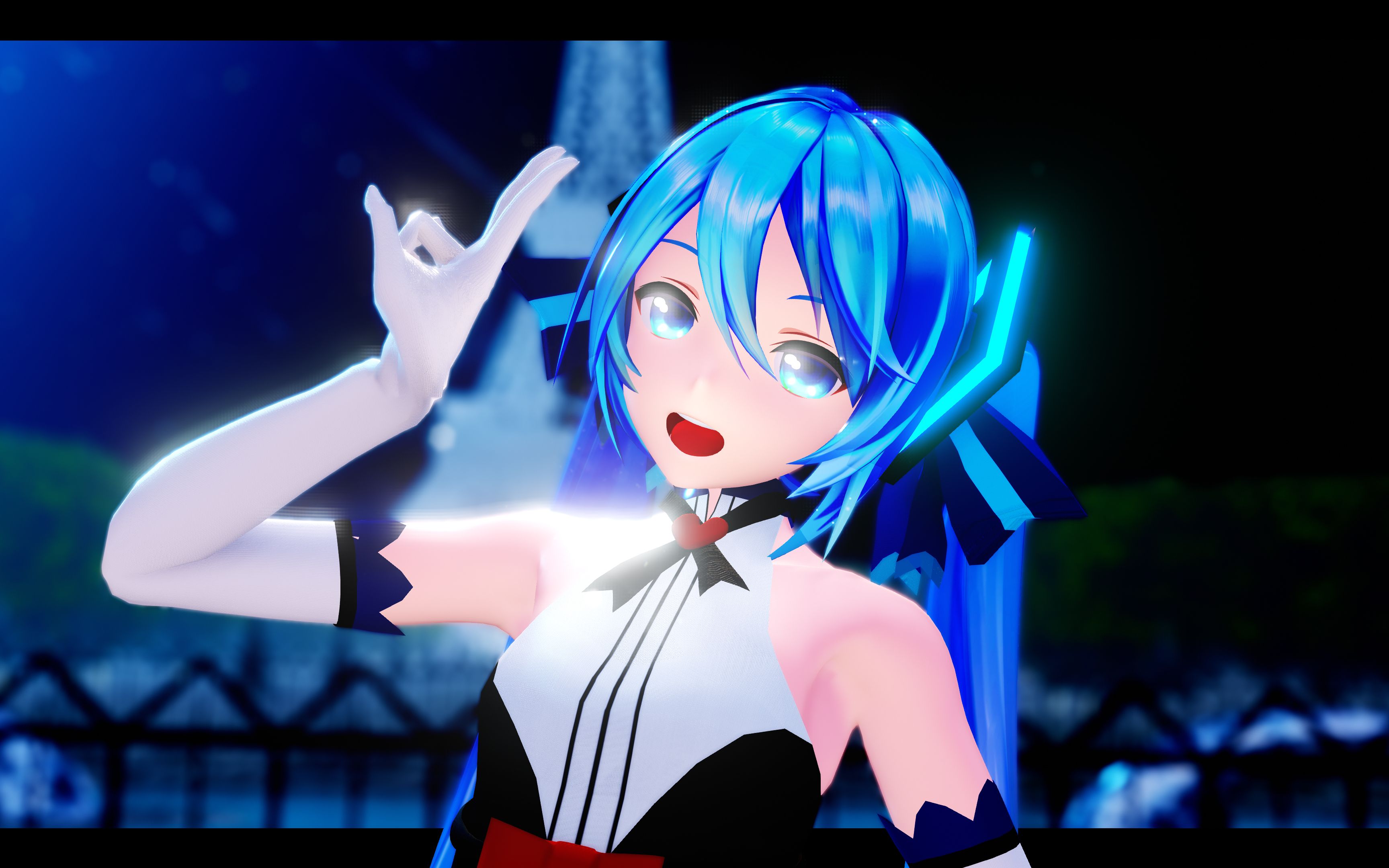 【4k/裸眼3d/mmd】今天的我 很可爱哊!