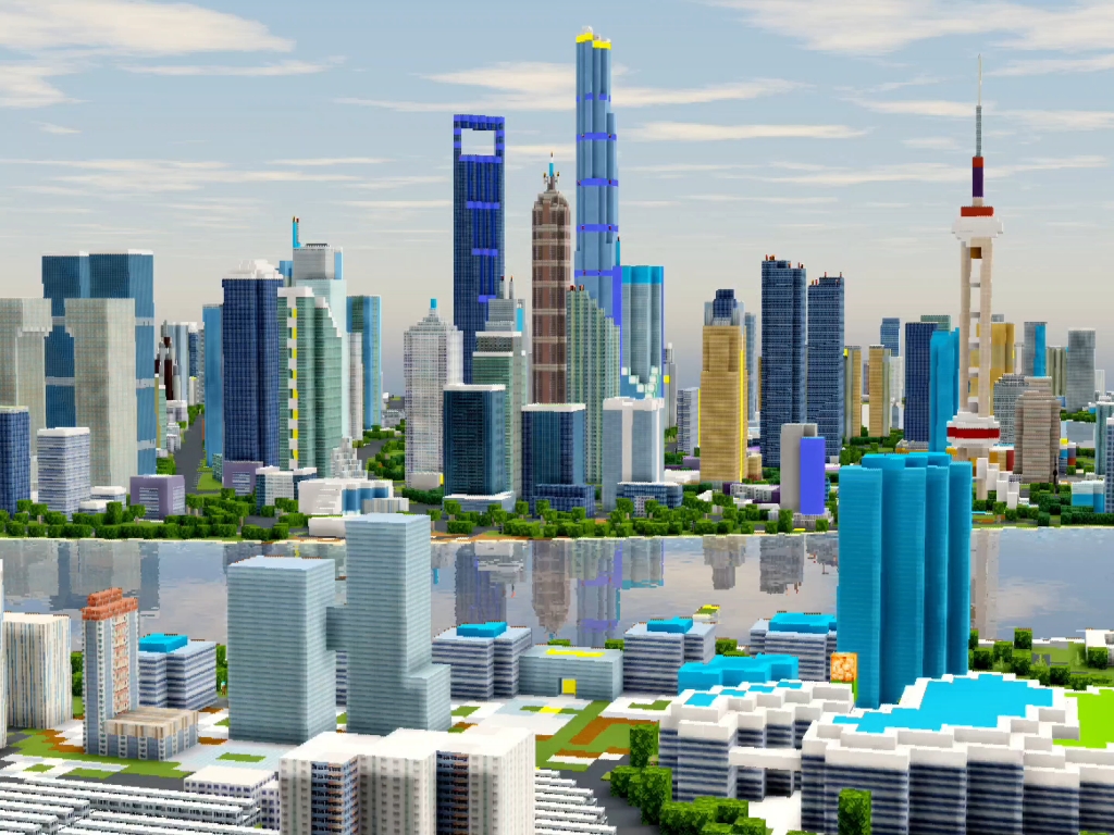 我的世界微缩上海