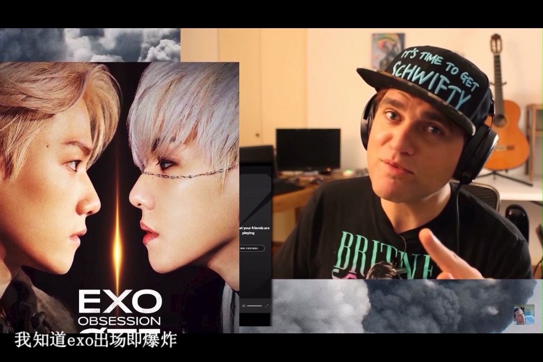 【reaction中字】吉他手小哥听exo的新专收录曲trouble 为了保护版权音效做了处理大家不要嫌弃哦哔哩哔哩bilibili