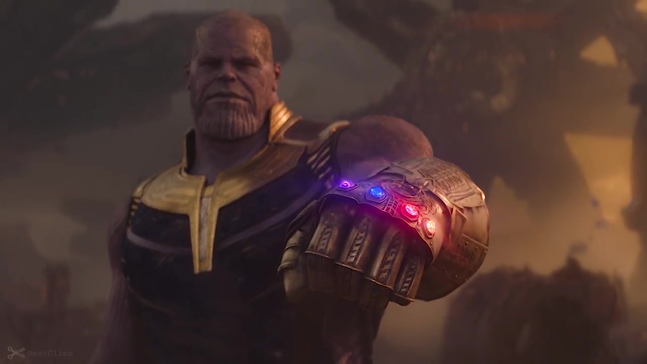 钢铁侠大战灭霸的经典场面复联四hd高清画质带字幕