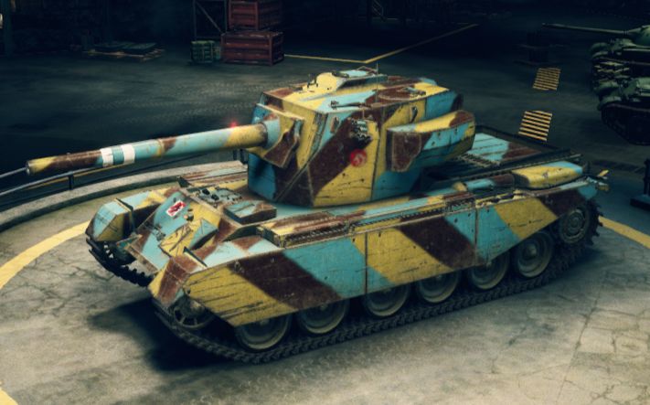 坦克世界fv4004康威大崩盘4849伤害55英寸炮伸缩甩炮流