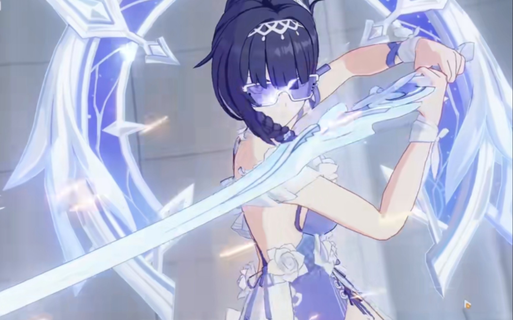 崩坏三 芽衣新皮肤实机展示!这个眼镜真不错