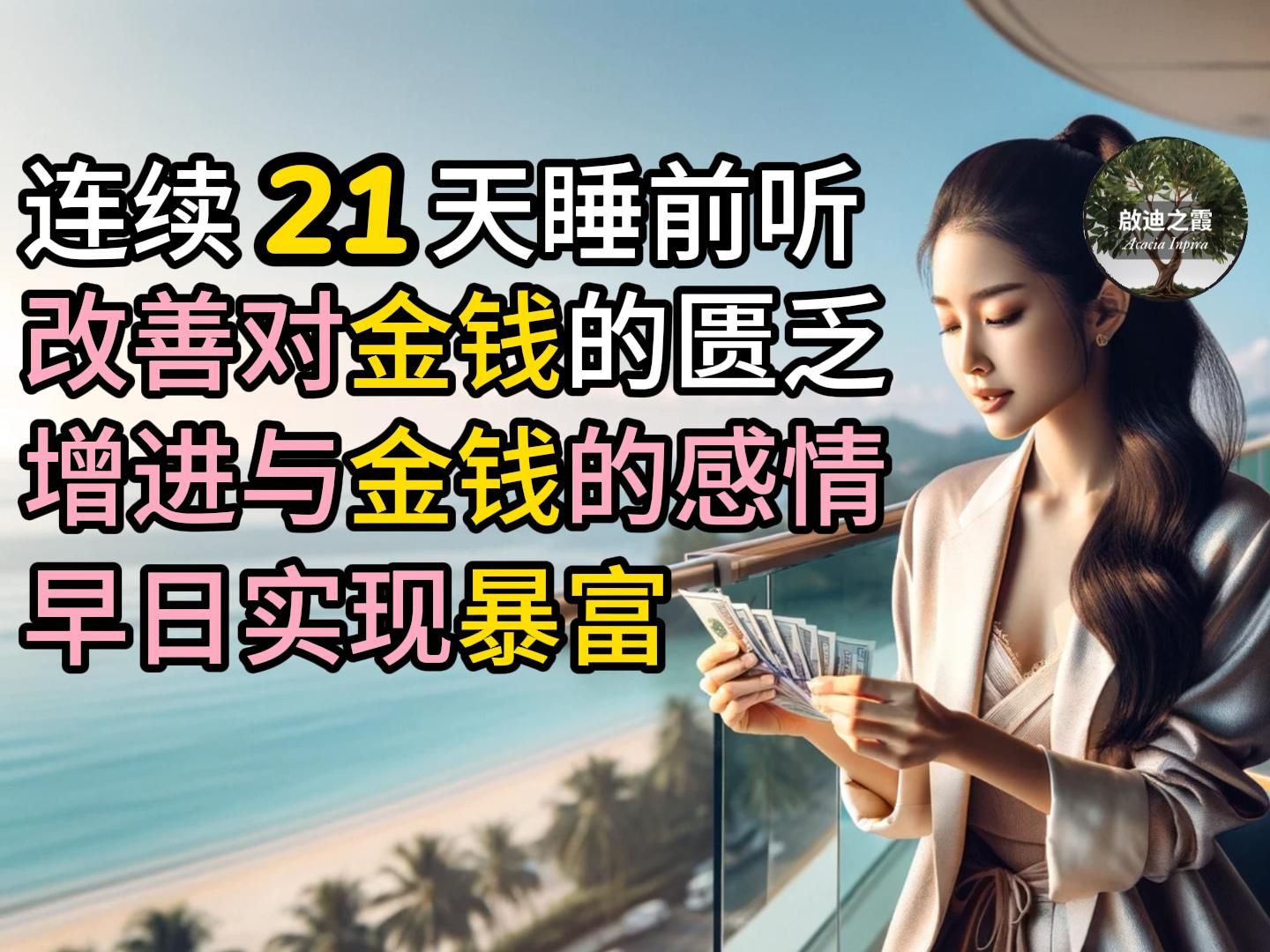 【吸引力法则】坚持21天每晚睡前聆听增强信念,帮助您消除对金钱的匮乏感,吸引大量财富来到身边!哔哩哔哩bilibili