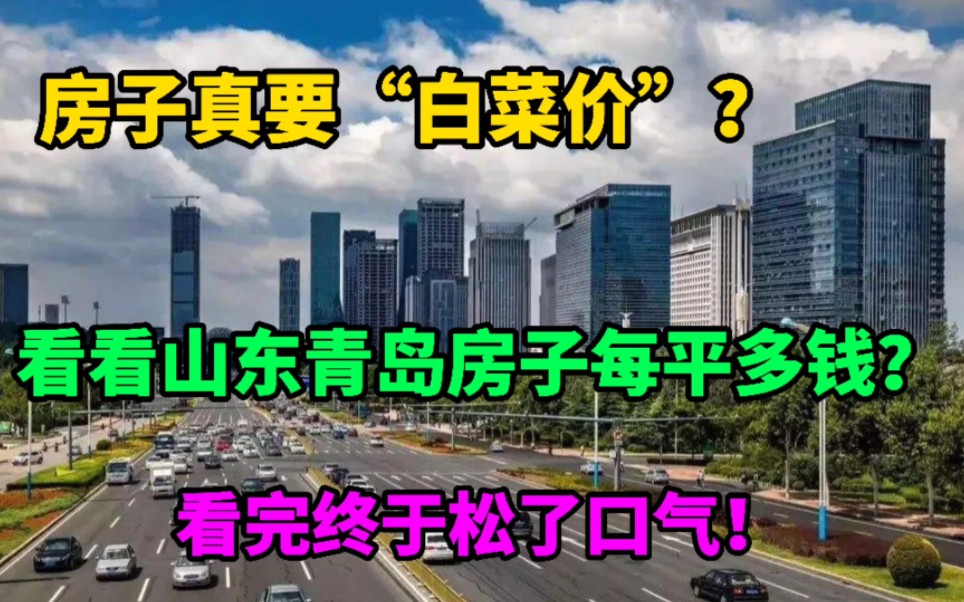 青岛房价下跌,一平降价4000老业主慌了,看完终于松了口气!哔哩哔哩bilibili