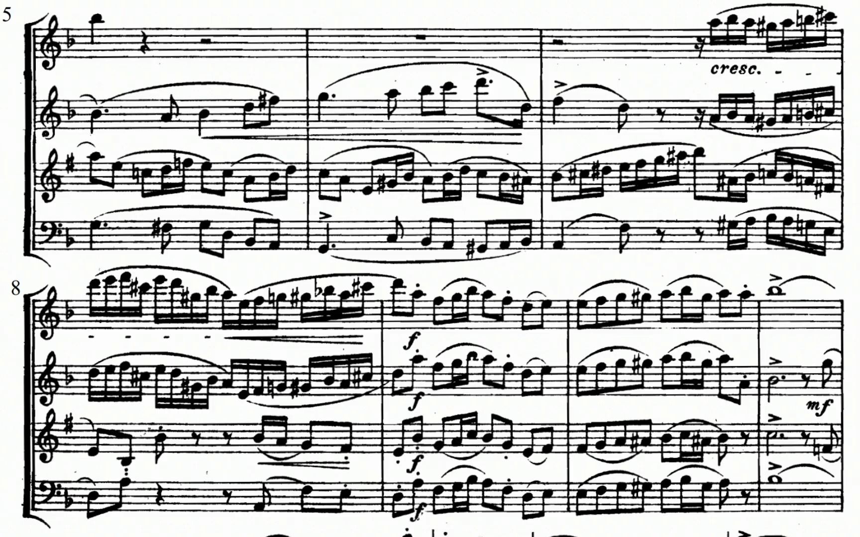 【看总谱听音乐】karl goepfart - 木管四重奏 wind quartet, op.