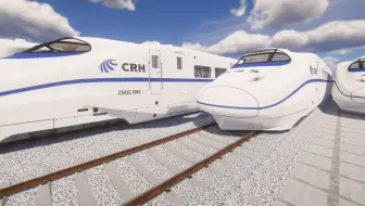 【MineacraftMTR模组】圈内首个可动轮可自定义车号原尺寸的CRH2C追加包发布！