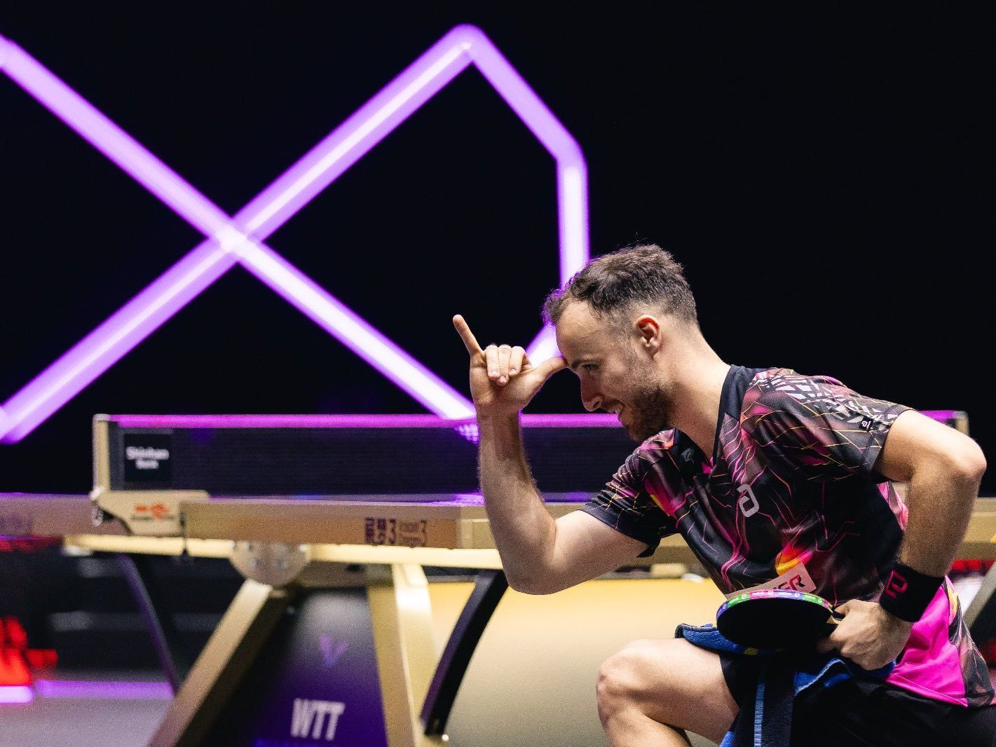 西蒙-高茨3:1邱党,复刻姆巴佩庆祝动作【wtt仁川冠军赛2024】