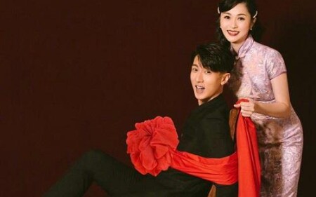 #吴尊林丽吟婚纱照#这一组真好看,挽起长发的林丽吟好美.简直偶像剧剧情[酸] .真的是神仙夫妻!哔哩哔哩bilibili