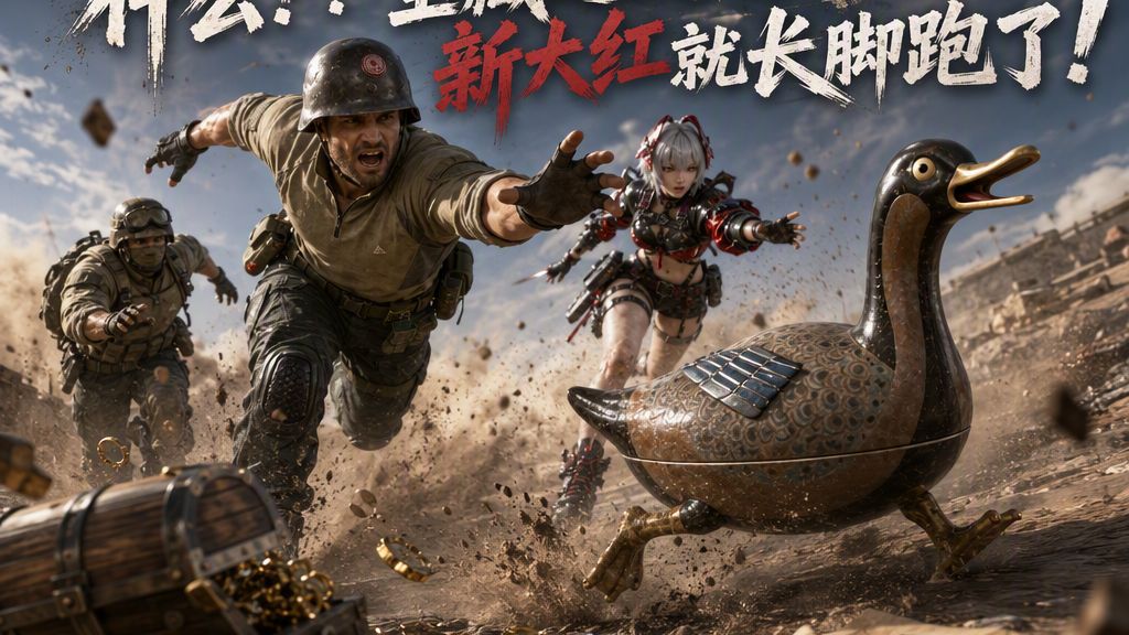 什么！！宝藏还没挖，新大红就长脚跑了！