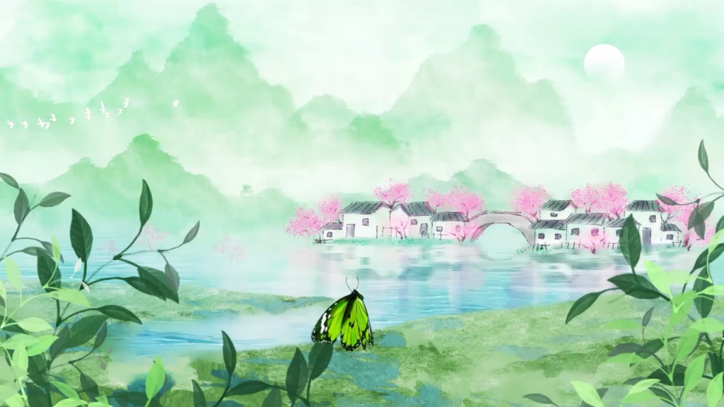 黄梅戏《补背褡》背景