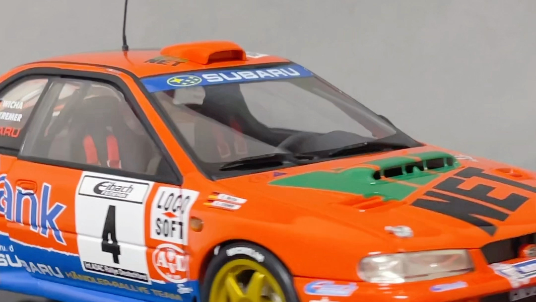 autoart 1/18斯巴鲁硬皮鲨impreza wrc #4 2000年德国站