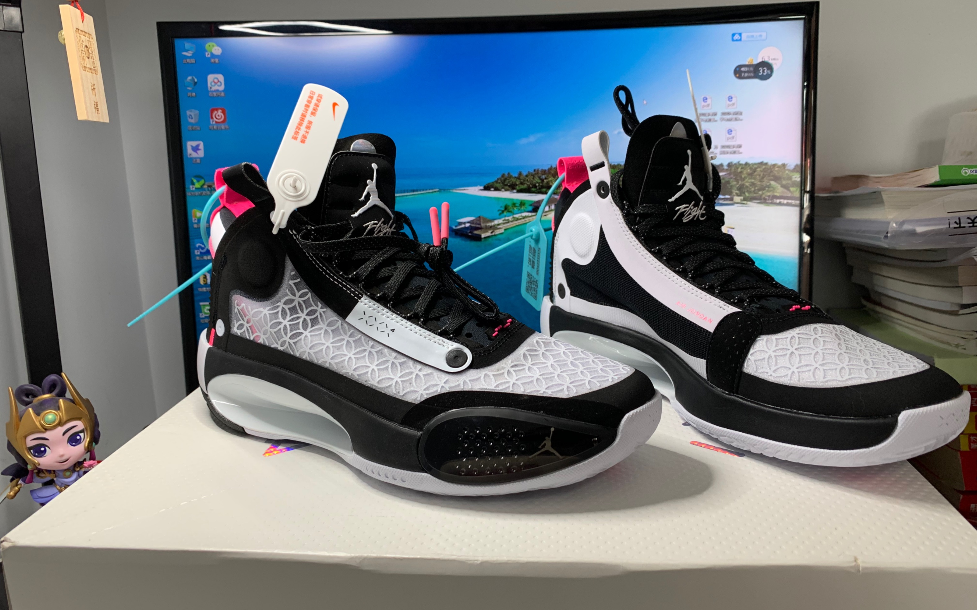 aj34中国年配色上脚