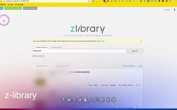 84. 被网友称为神一样的书籍站,号称全球最大图书馆哔哩哔哩bilibili