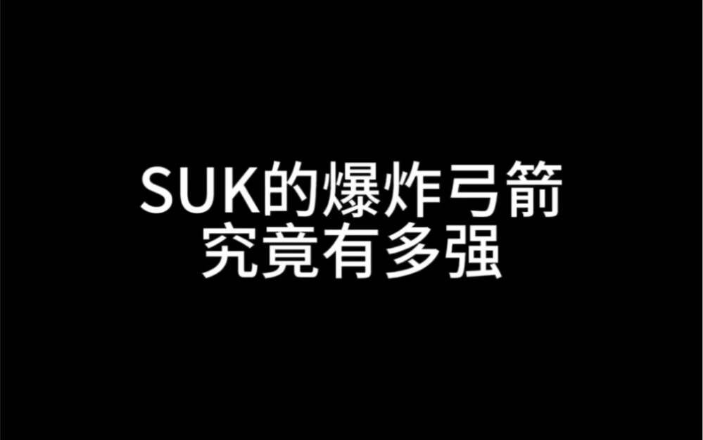 SUK是真的很喜欢用爆炸弓箭吧网络游戏热门视频