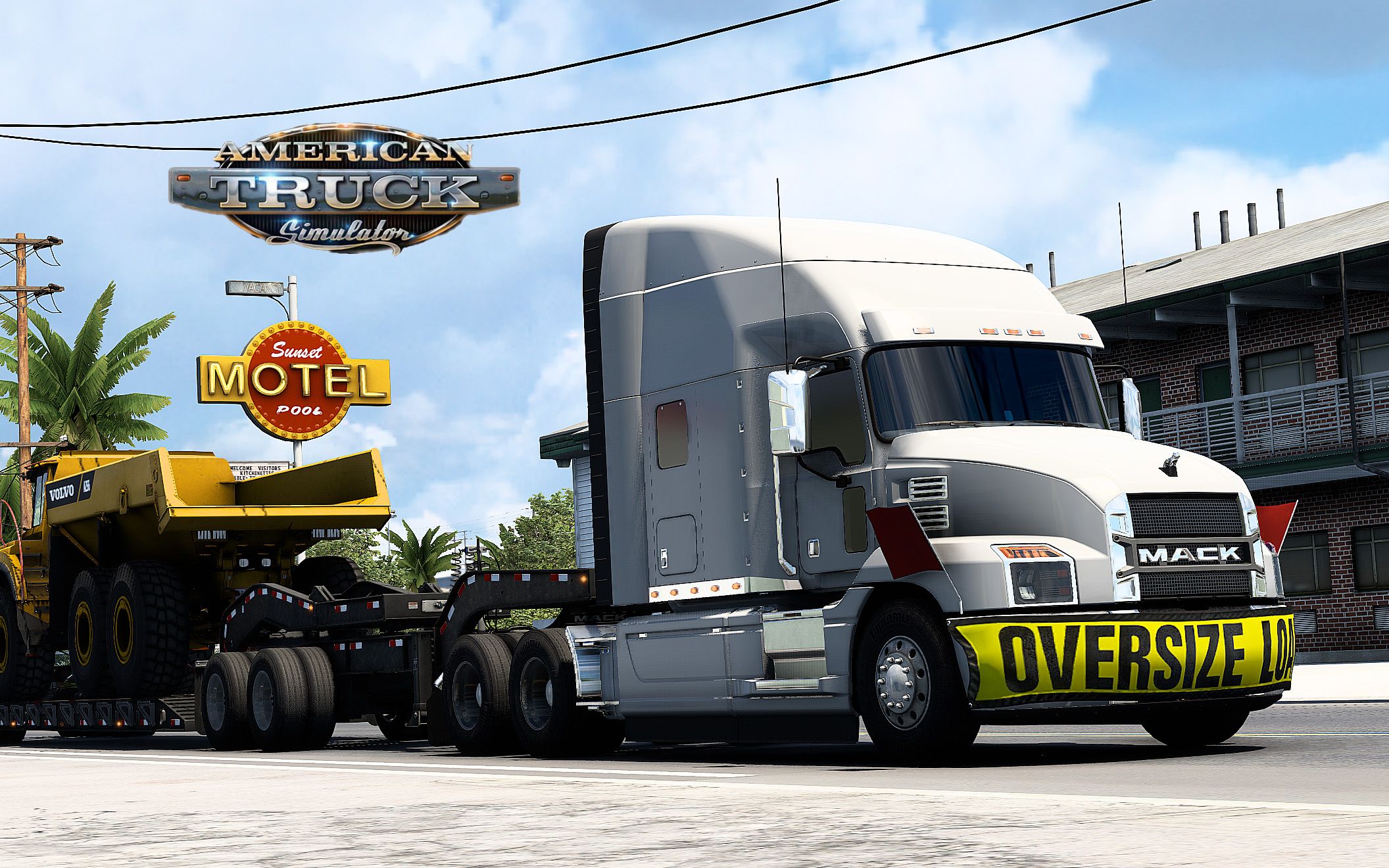 美国卡车模拟:运送沃尔沃铰接式卡车 202344