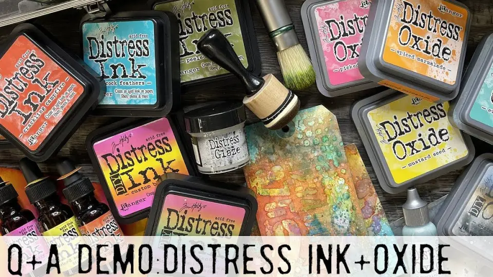 Demo: Distress Ink + Oxide