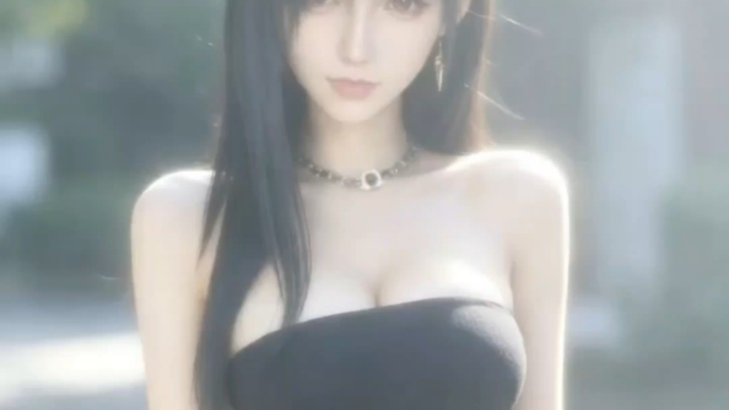 最终幻想#谁能拒绝黑裙氛围感