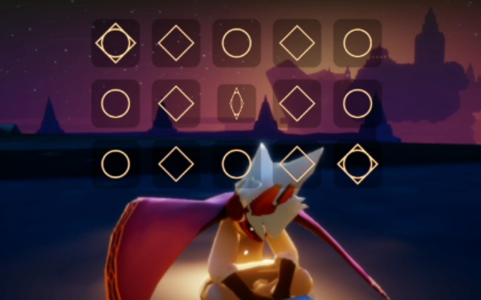 【光遇】跟烛子学的《恋爱循环》(后面有谱子)