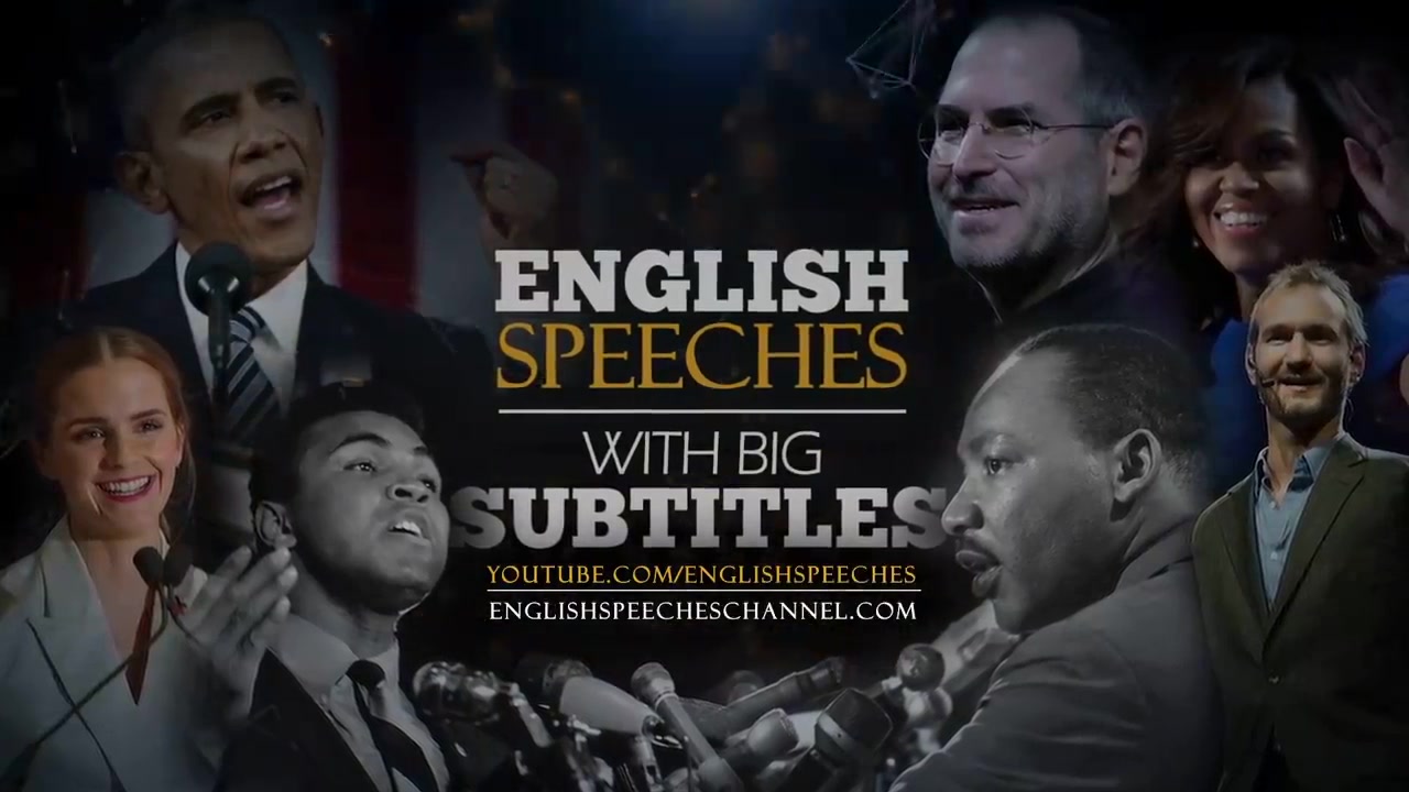 《English Speeches》合集 71位影响世界名人英语演讲 超大英文字幕 $$每周更新,敬请期待$$ 励志英语 英语思维听力口语进阶哔哩哔哩bilibili