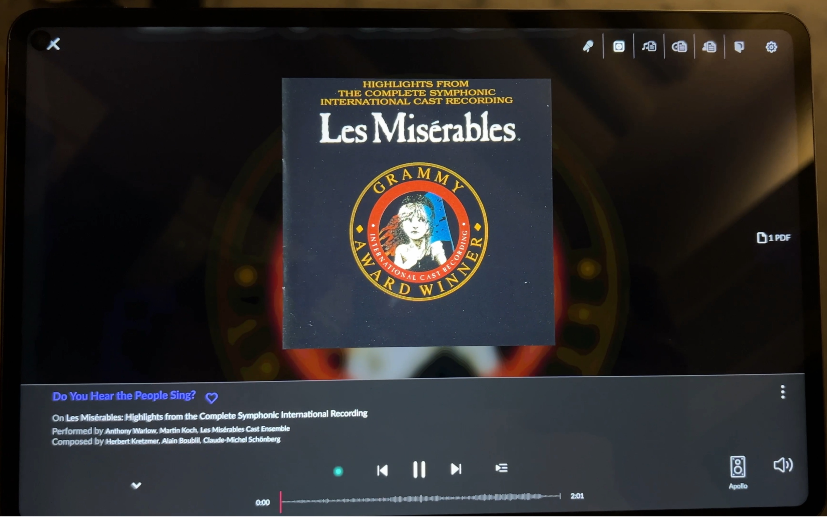 [图]《听听人民的呐喊 Do you hear the people sing》悲惨世界 Les Miserables - Flac 44.1