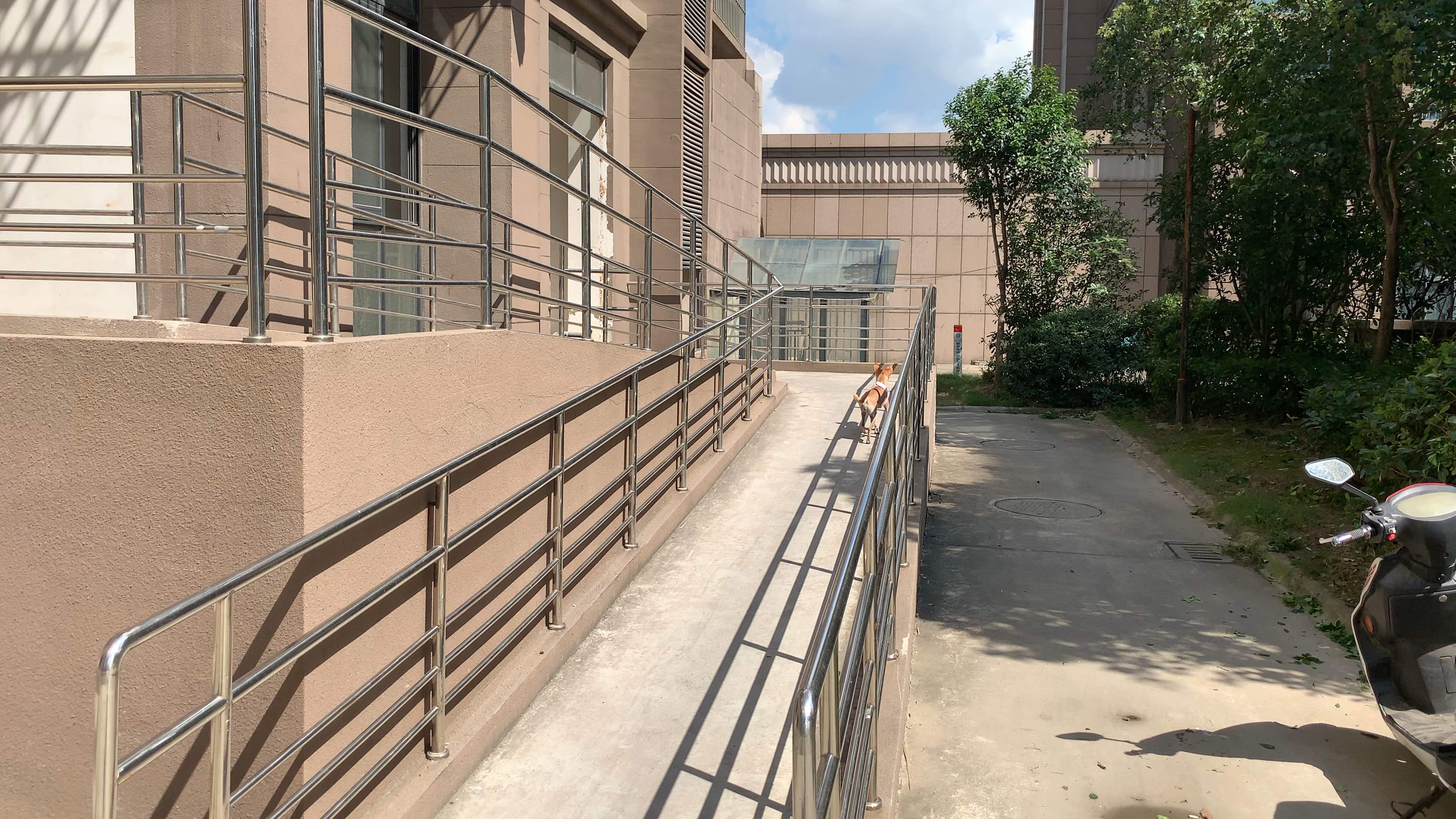 出门回家必走小斜坡