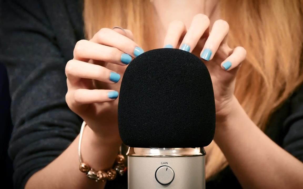 【asmr】【laura】抚摸麦克风_哔哩哔哩 (゜-゜)つロ 干杯~-bilibili