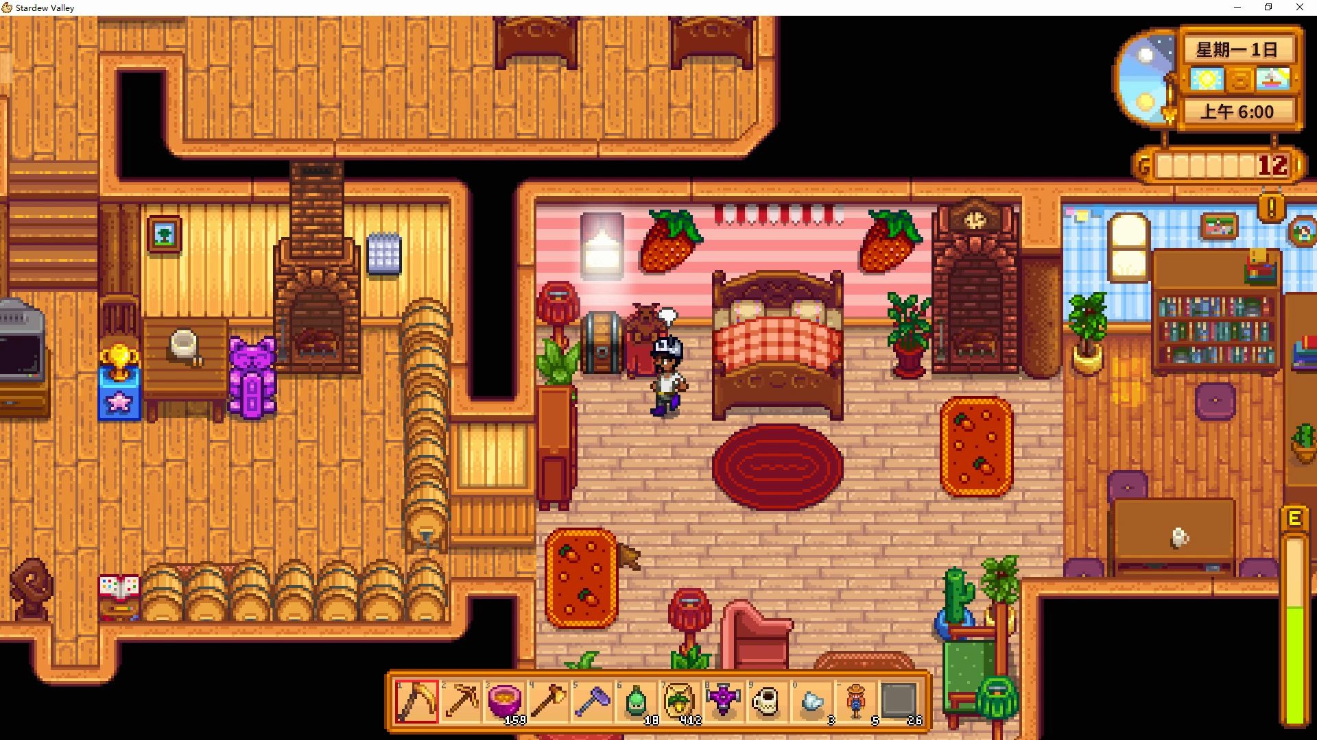 星露谷物语 (标准农场,攻略潘妮)第八十一集(第3年 夏季第一周)杨桃大