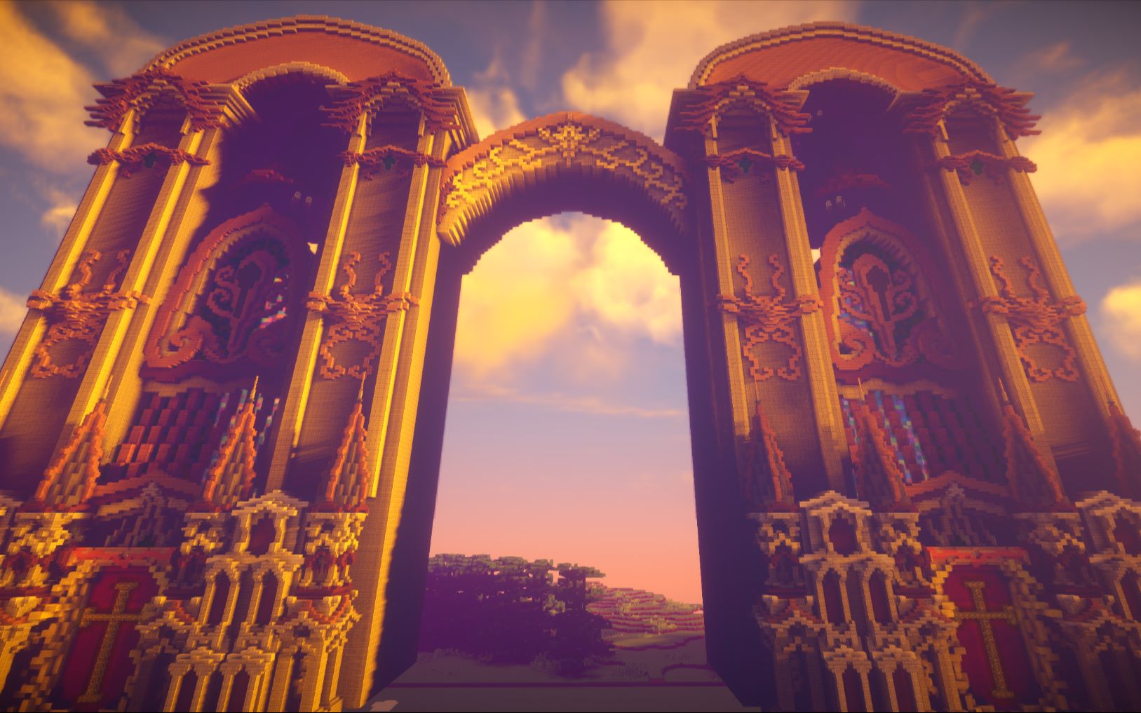 [minecraft]史诗建筑视觉盛宴---个人内心的表意[重制版]_哔哩哔哩