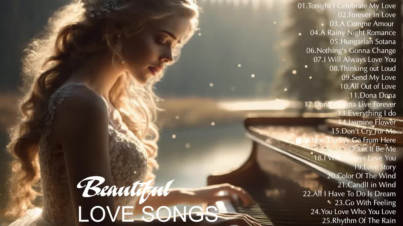 【Beautiful Piano】有史以来最优美的 50 首钢琴情歌  伟大的放松情歌器乐哔哩哔哩bilibili