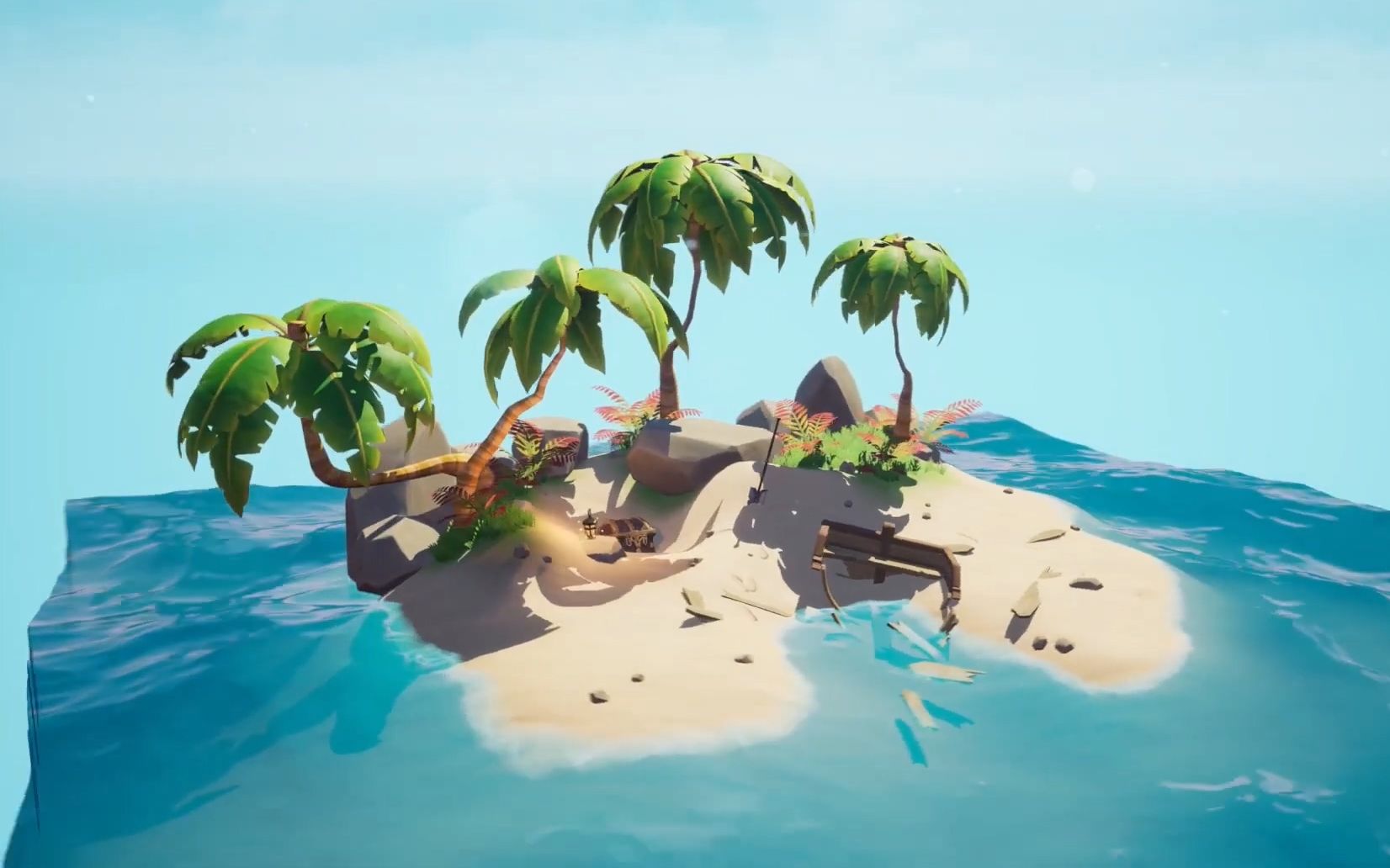 虚幻引擎4.26制作风格化小岛场景!