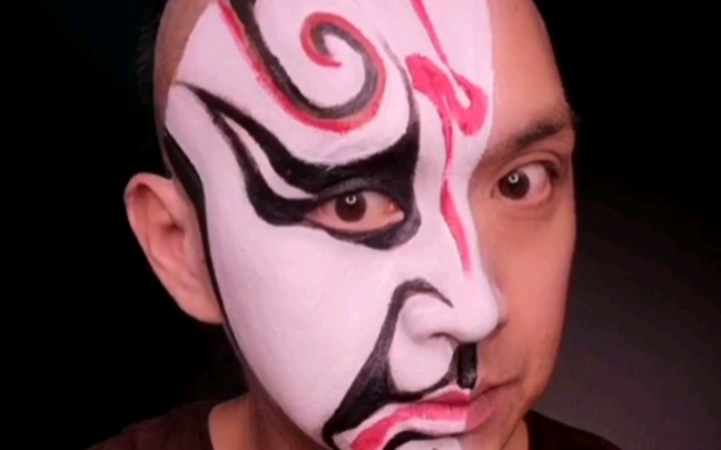 水浒传天损星浪里白跳张顺京剧脸谱